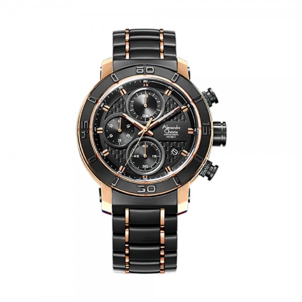 Alexandre Christie AC 6292 Rosegold Black Man MCBBRBA/MCBBRBA2